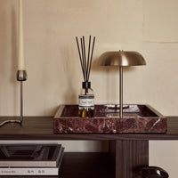 Мраморен Red квадратен поднос - 30x30 см