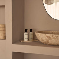 Мраморен поднос S Beige - 10x25 см