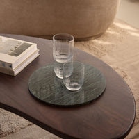 Мраморен Green кръгъл поднос - Ø30 см