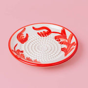 Small Garlic Grater Ceramic Plate Sevilla