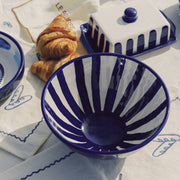 Artisanal Ceramic Serving Bowl Costa Azul – Blue & White