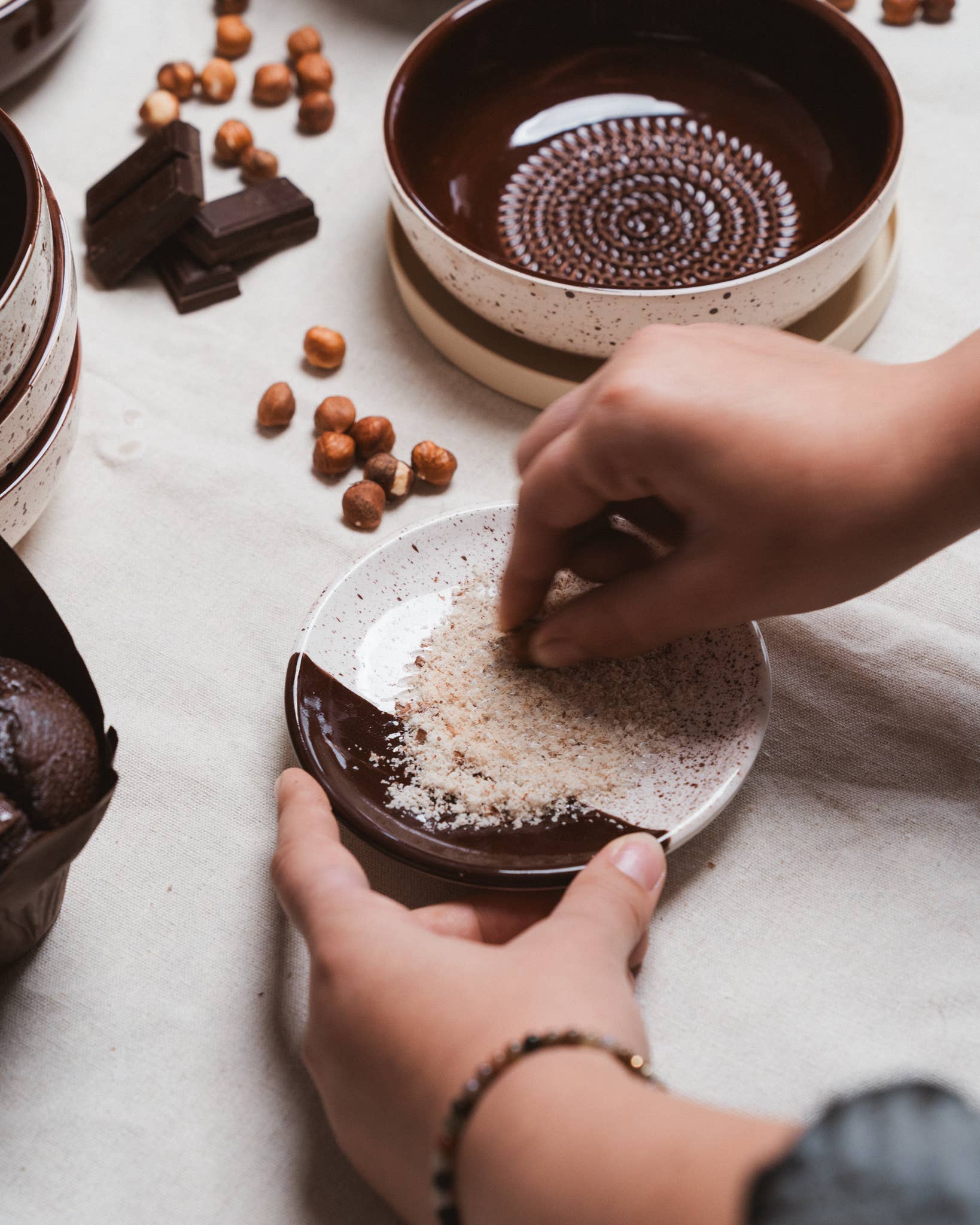 Малка керамична чинийка-ренде Есмералда