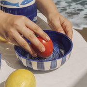 Medium Pottery Grater Bowl For Kitchen & Home Decor / Costa