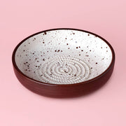 Large Ceramic Grater Plate Brownie
