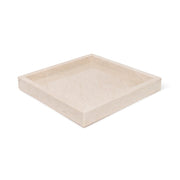 Мраморен Beige квадратен поднос - 30x30 см