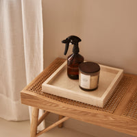 Мраморен Beige квадратен поднос - 30x30 см