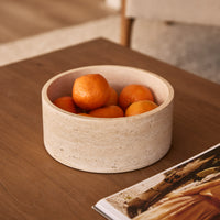 Travertine Fruit Bowl - Ø24 cm