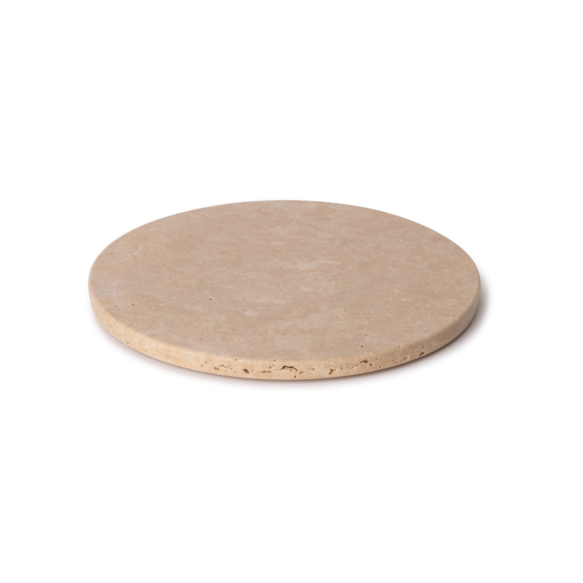 Travertine Round Tray - Ø20 cm