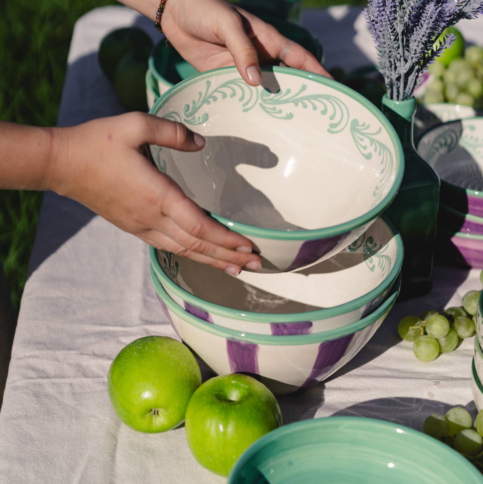 Керамична купа за салата Есмералда